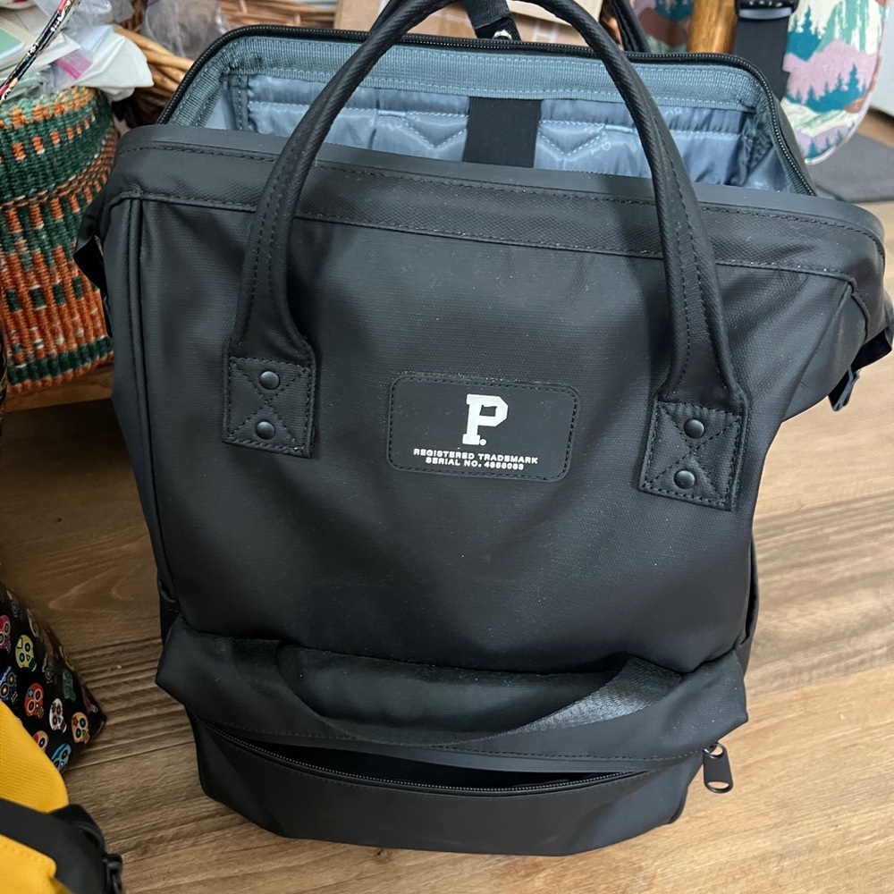 Portland Gear Cascade Black Backpack with Durable Material and Sturdy Handles